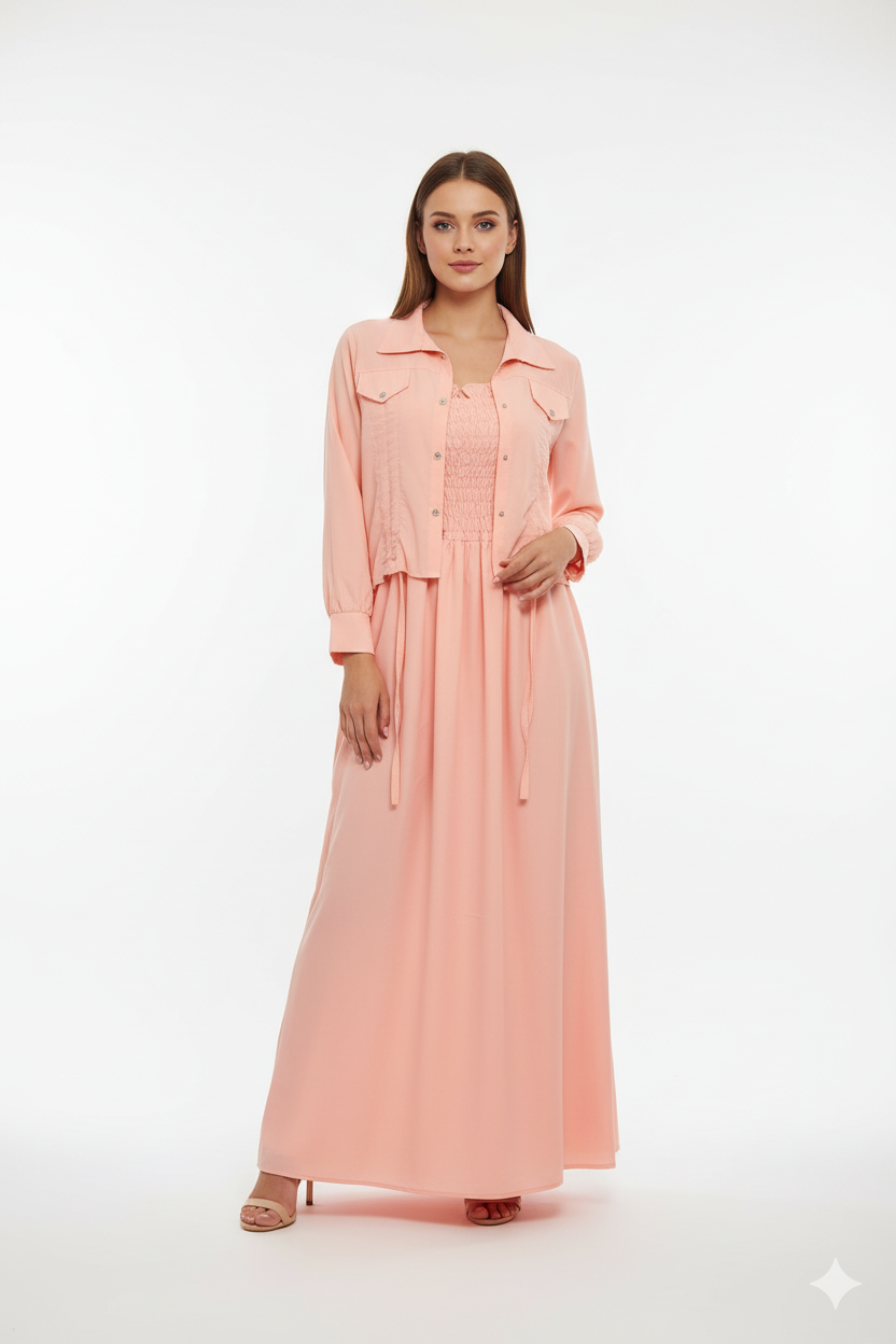 Jacket maxi PEACH