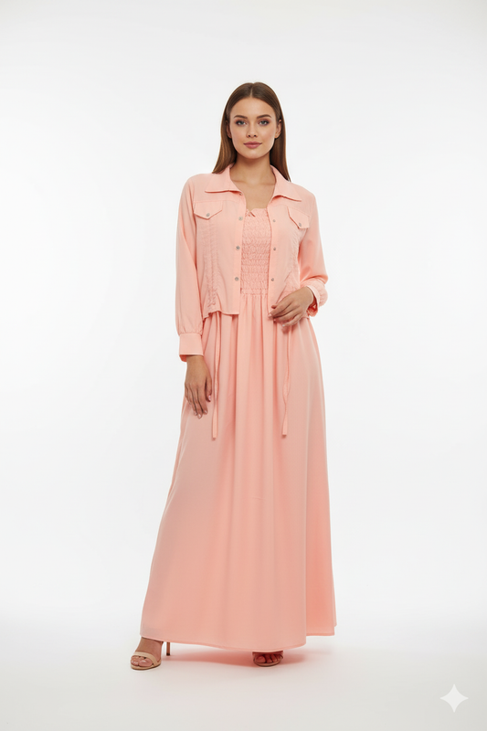 Jacket maxi PEACH